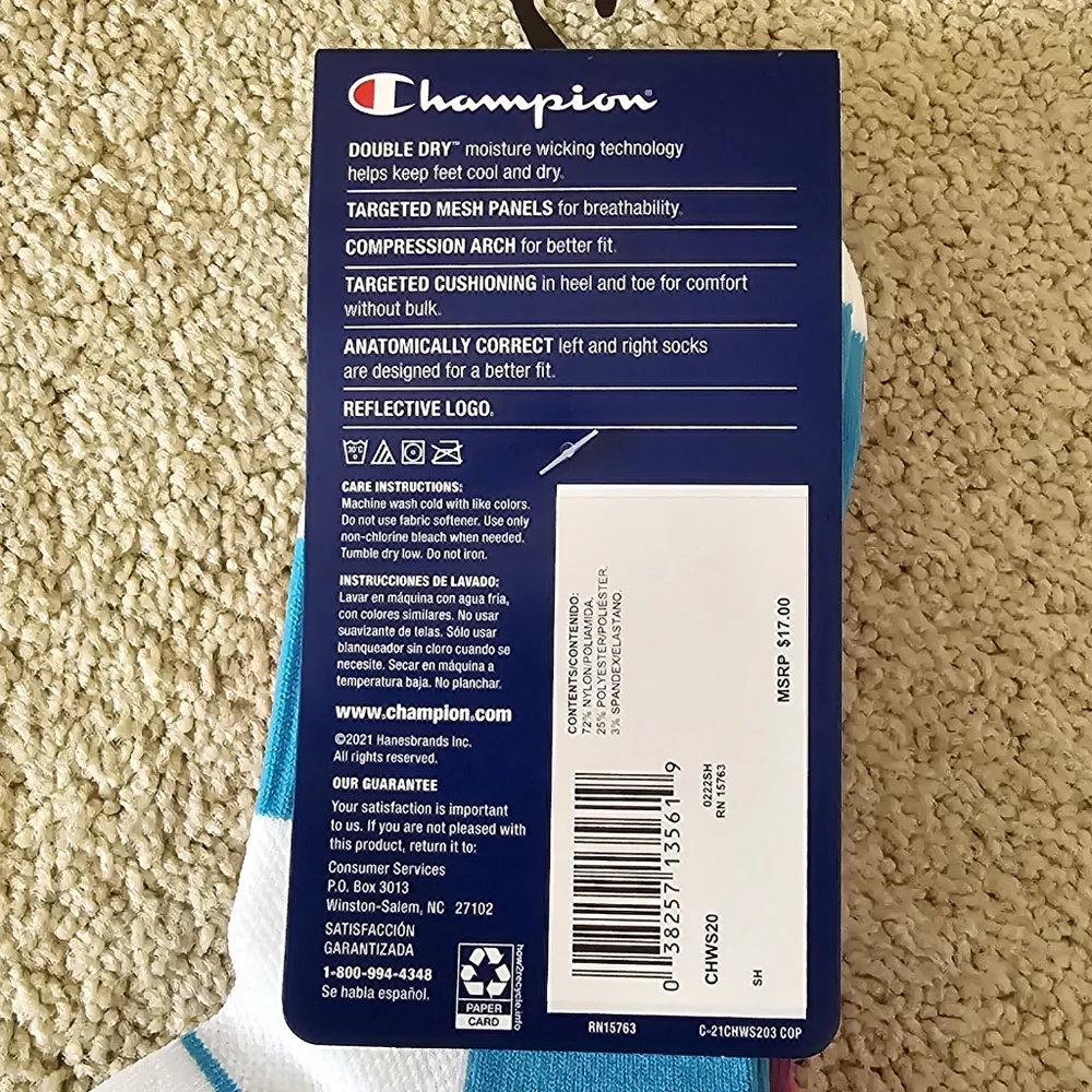 Champion Women's Ankle Socks set of 3